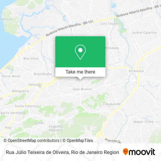 Rua Júlio Teixeira de Oliveira map