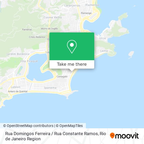Mapa Rua Domingos Ferreira / Rua Constante Ramos
