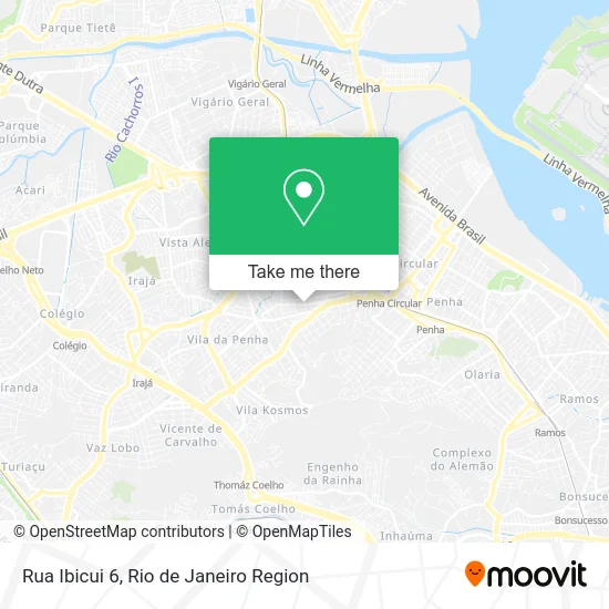 Rua Ibicui 6 map