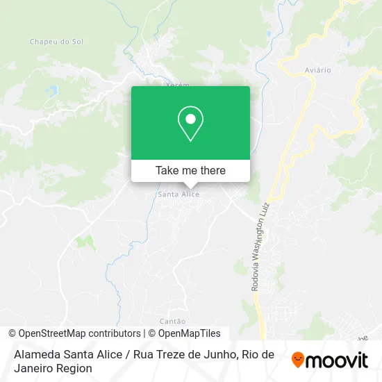 Alameda Santa Alice / Rua Treze de Junho map