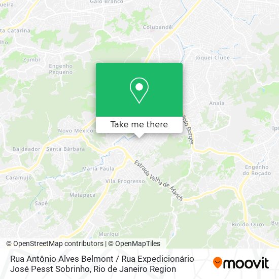 Rua Antônio Alves Belmont / Rua Expedicionário José Pesst Sobrinho map