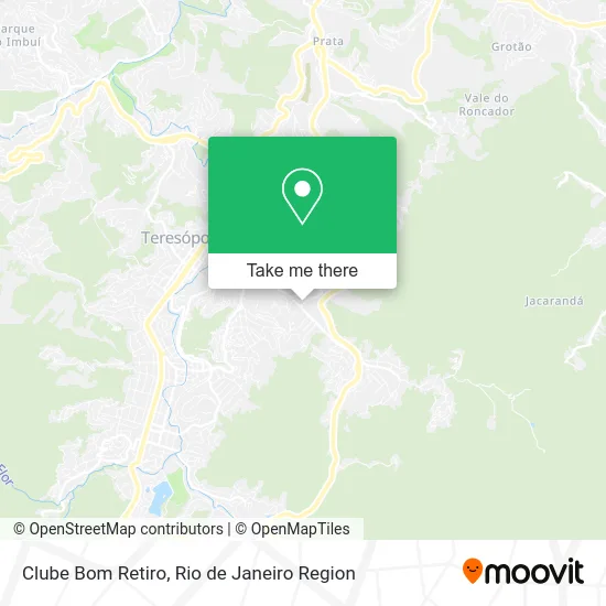 Clube Bom Retiro map