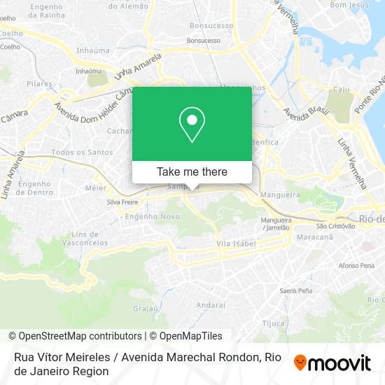 Rua Vítor Meireles / Avenida Marechal Rondon map