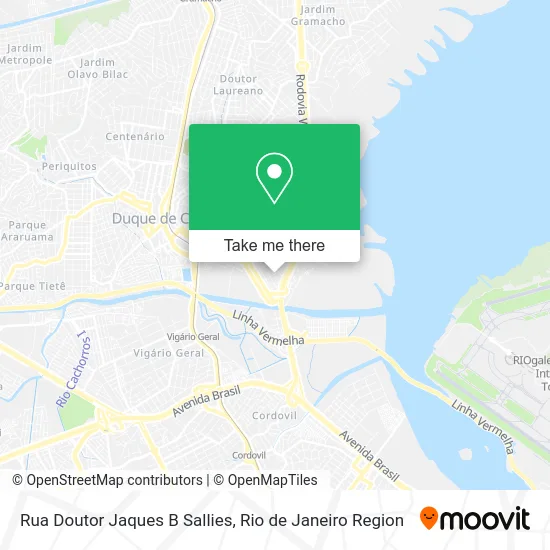 Rua Doutor Jaques B Sallies map