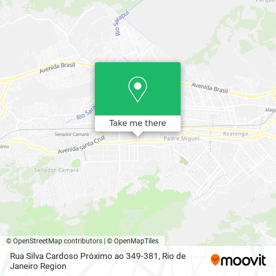 Rua Silva Cardoso Próximo ao 349-381 map