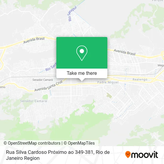 Rua Silva Cardoso Próximo ao 349-381 map