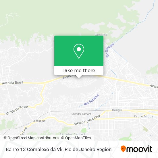 Bairro 13 Complexo da Vk map