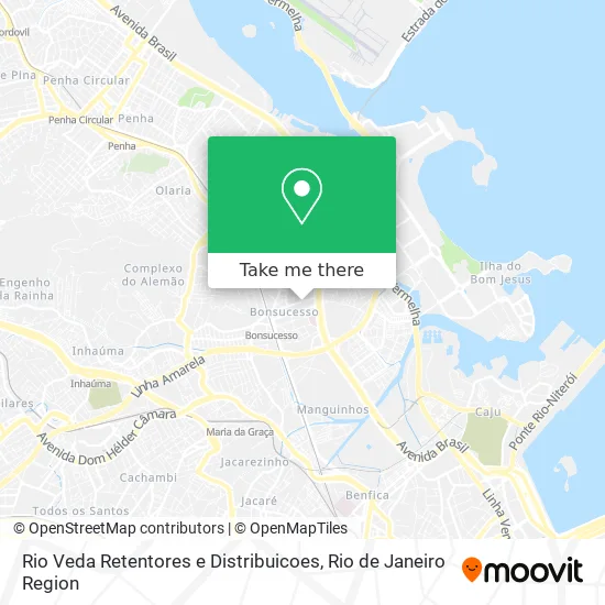Rio Veda Retentores e Distribuicoes map