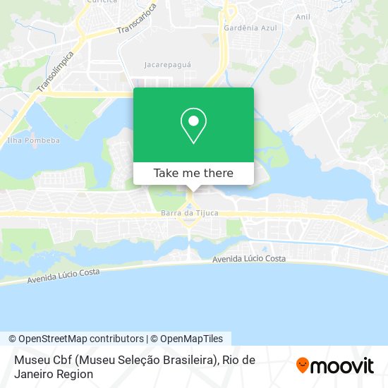 Mapa Museu Cbf (Museu Seleção Brasileira)