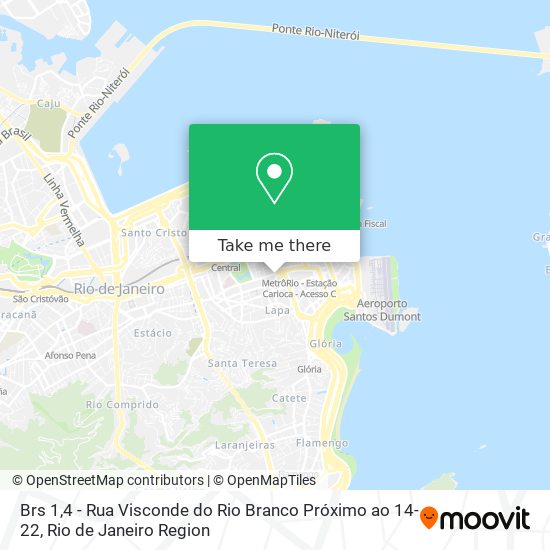 Brs 1,4 - Rua Visconde do Rio Branco Próximo ao 14-22 map