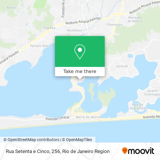 Rua Setenta e Cinco, 256 map