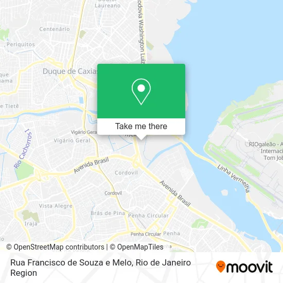 Rua Francisco de Souza e Melo map