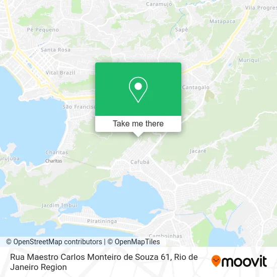 Rua Maestro Carlos Monteiro de Souza 61 map