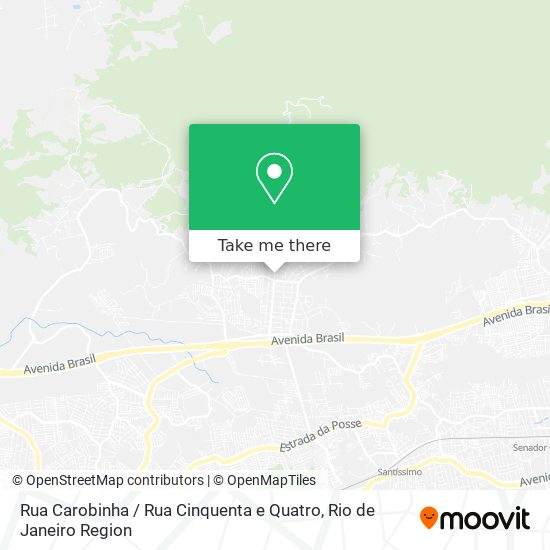 Rua Carobinha / Rua Cinquenta e Quatro map