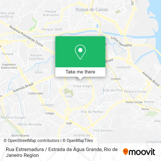 Rua Estremadura / Estrada da Água Grande map