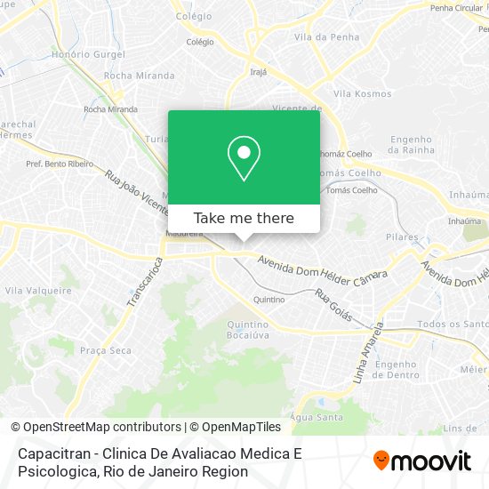 Capacitran - Clinica De Avaliacao Medica E Psicologica map