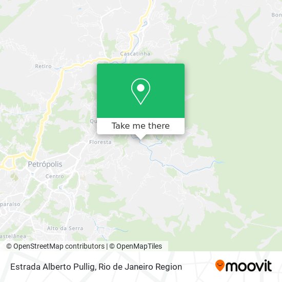Mapa Estrada Alberto Pullig