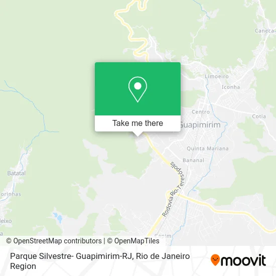 Parque Silvestre- Guapimirim-RJ map
