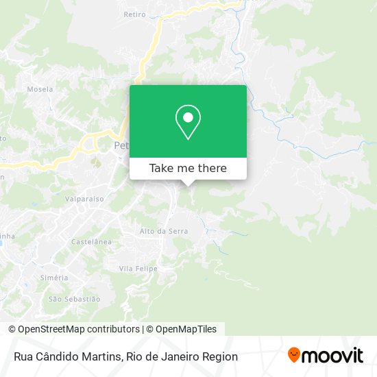 Rua Cândido Martins map