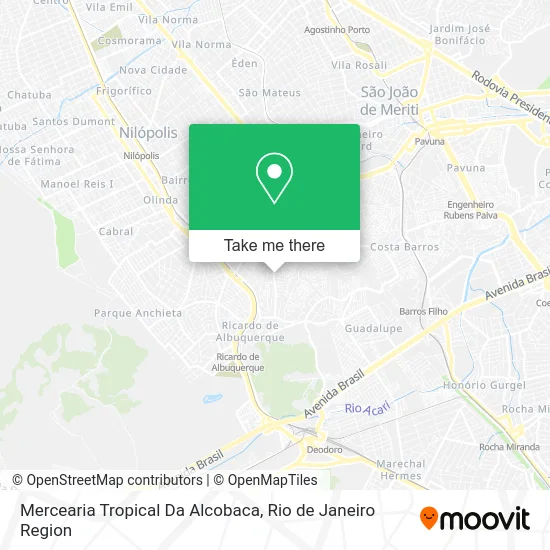 Mercearia Tropical Da Alcobaca map