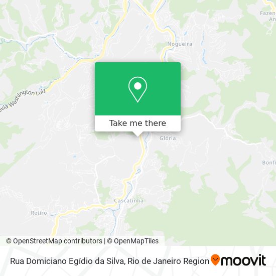 Rua Domiciano Egídio da Silva map