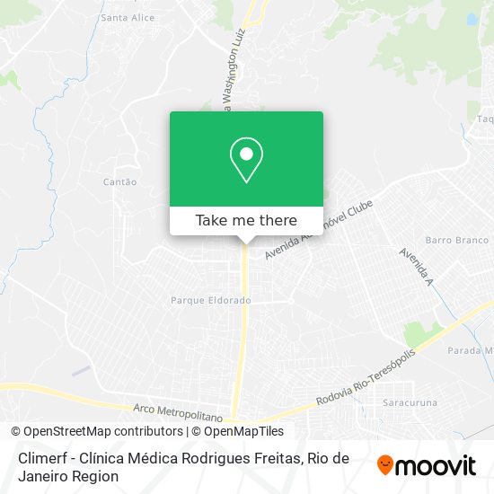 Climerf - Clínica Médica Rodrigues Freitas map