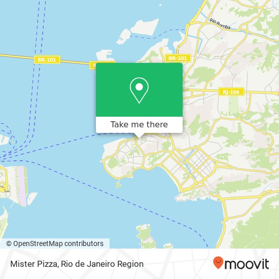 Mister Pizza map