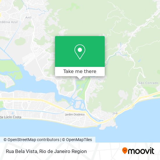 Rua Bela Vista map