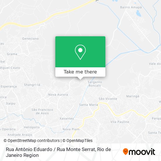 Rua Antônio Eduardo / Rua Monte Serrat map