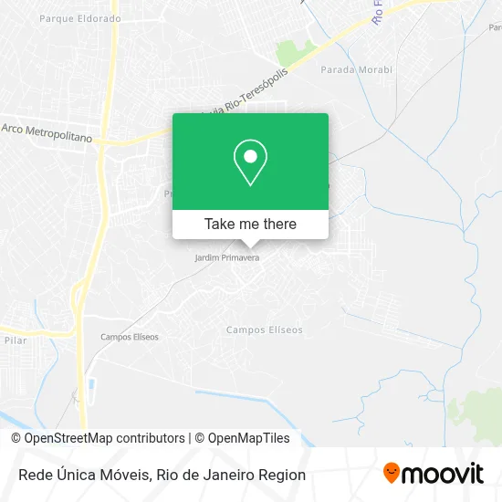 Rede Única Móveis map