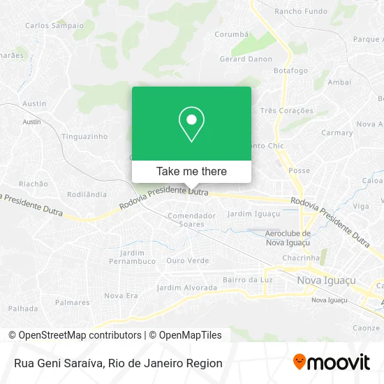 Rua Geni Saraíva map