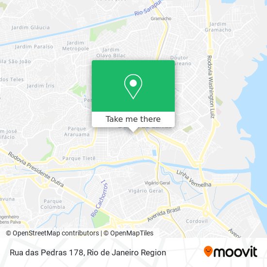 Rua das Pedras 178 map