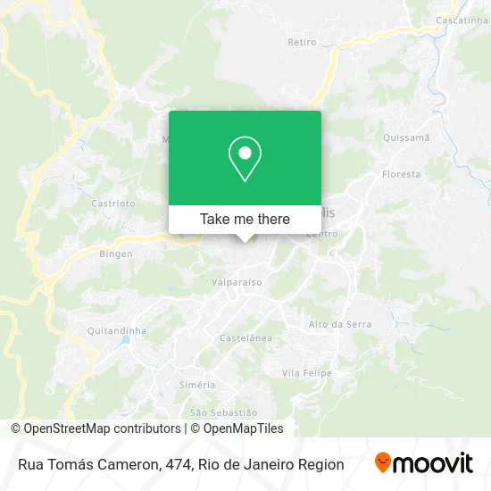 Rua Tomás Cameron, 474 map