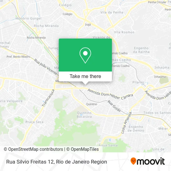 Rua Silvio Freitas 12 map
