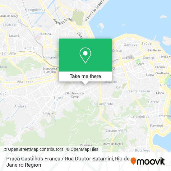 Praça Castilhos França / Rua Doutor Satamini map