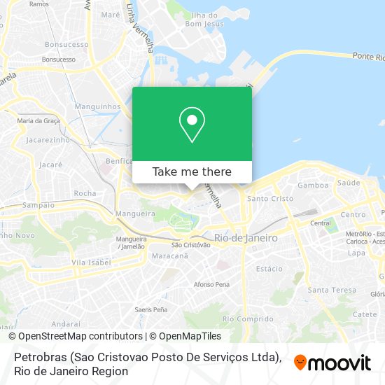 Petrobras (Sao Cristovao Posto De Serviços Ltda) map