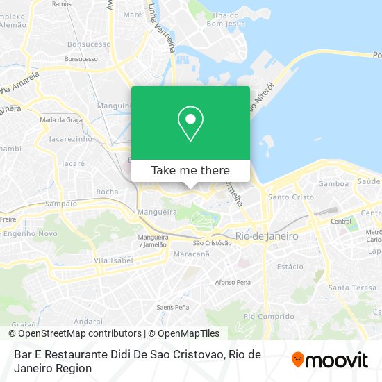 Bar E Restaurante Didi De Sao Cristovao map
