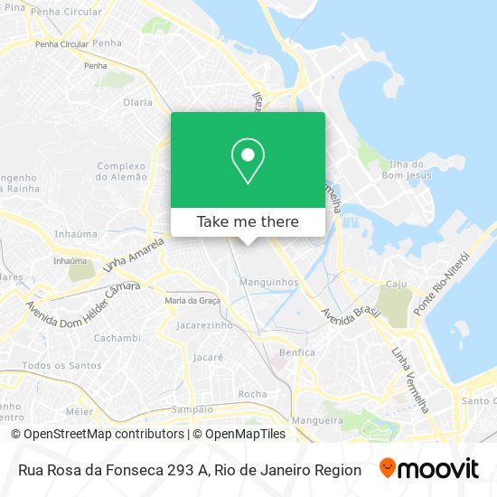 Rua Rosa da Fonseca 293 A map