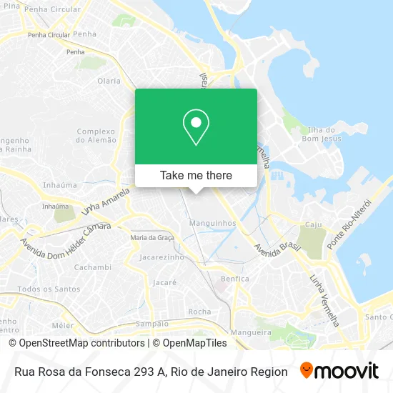 Rua Rosa da Fonseca 293 A map
