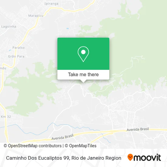 Caminho Dos Eucaliptos 99 map
