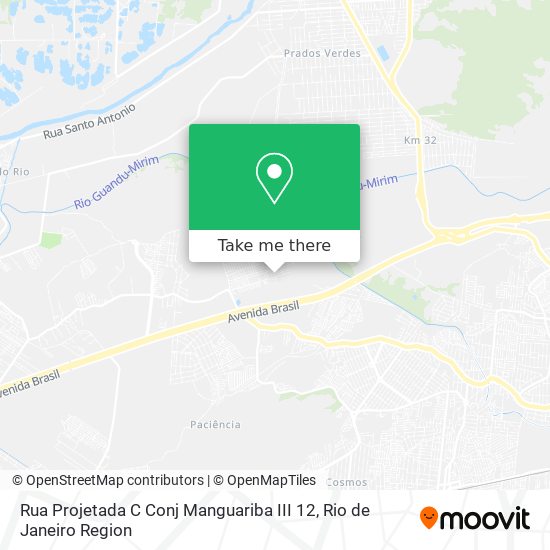 Rua Projetada C Conj Manguariba III 12 map