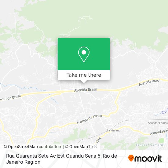 Rua Quarenta Sete Ac Est Guandu Sena 5 map