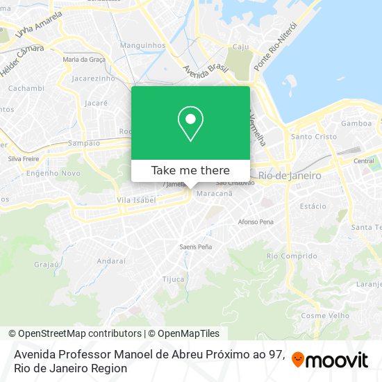 Avenida Professor Manoel de Abreu Próximo ao 97 map