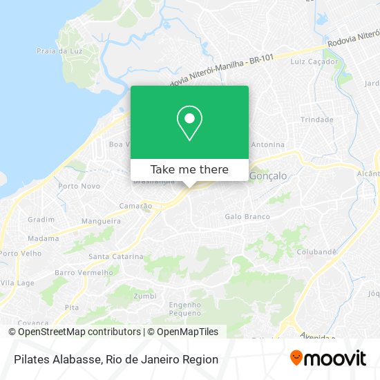 Pilates Alabasse map