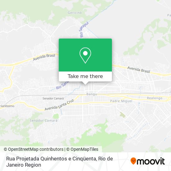 Rua Projetada Quinhentos e Cinqüenta map