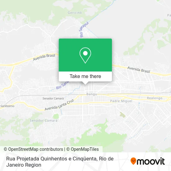 Rua Projetada Quinhentos e Cinqüenta map