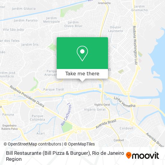 Bill Restaurante (Bill Pizza & Burguer) map