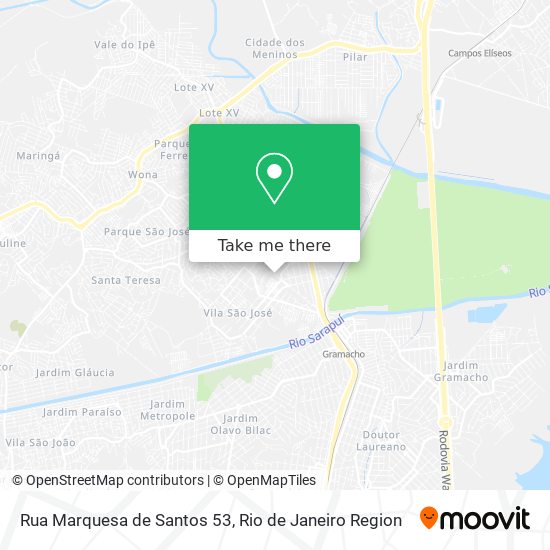 Rua Marquesa de Santos 53 map