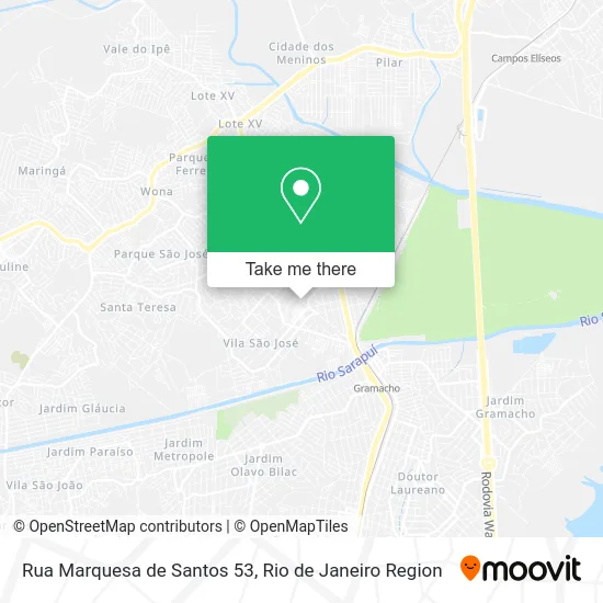 Rua Marquesa de Santos 53 map