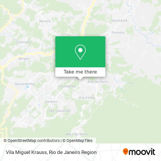 Vila Miguel Krauss map